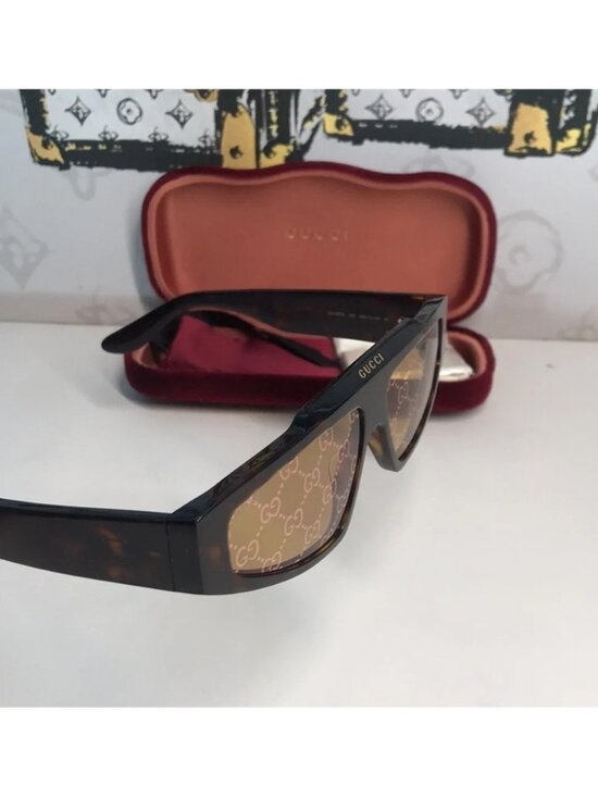 New Authentic Gucci Tortoise Shell Sunglasses GG1591s 002 main image 8